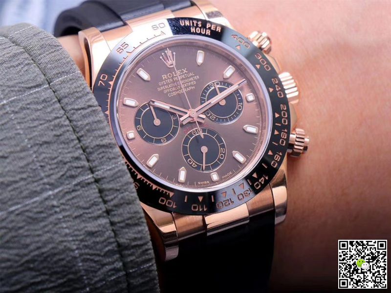 Rolex Daytona M116515LN-0041 Noob Factory Chocolate Dial 4130 Movement