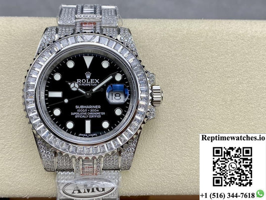 Rolex GMT-Master 116759 SAru-78216 AMG factory diamond strap