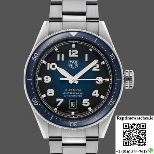 Tag Heuer Autavia Wbe5116.Eb0173 Blue Dial-Rep Time Watches