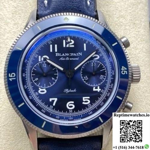 Blancpain Air Commander Ac02-12B40-63B Tw Factory Blue Dial-Rep Time Watches