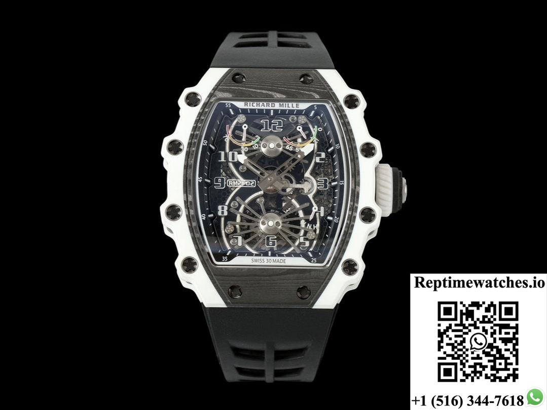Richard Miller RM21-02 NEW Factory Tourbillon Skeleton Dial