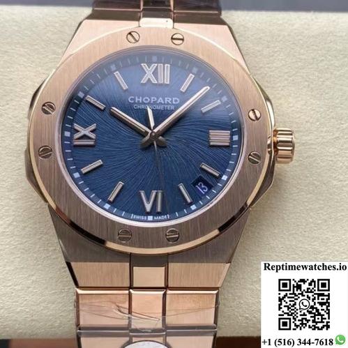 Chopard Snow Mountain Pride Wing 295363-5001 Gh Factory Rose Gold-Rep Time Watches