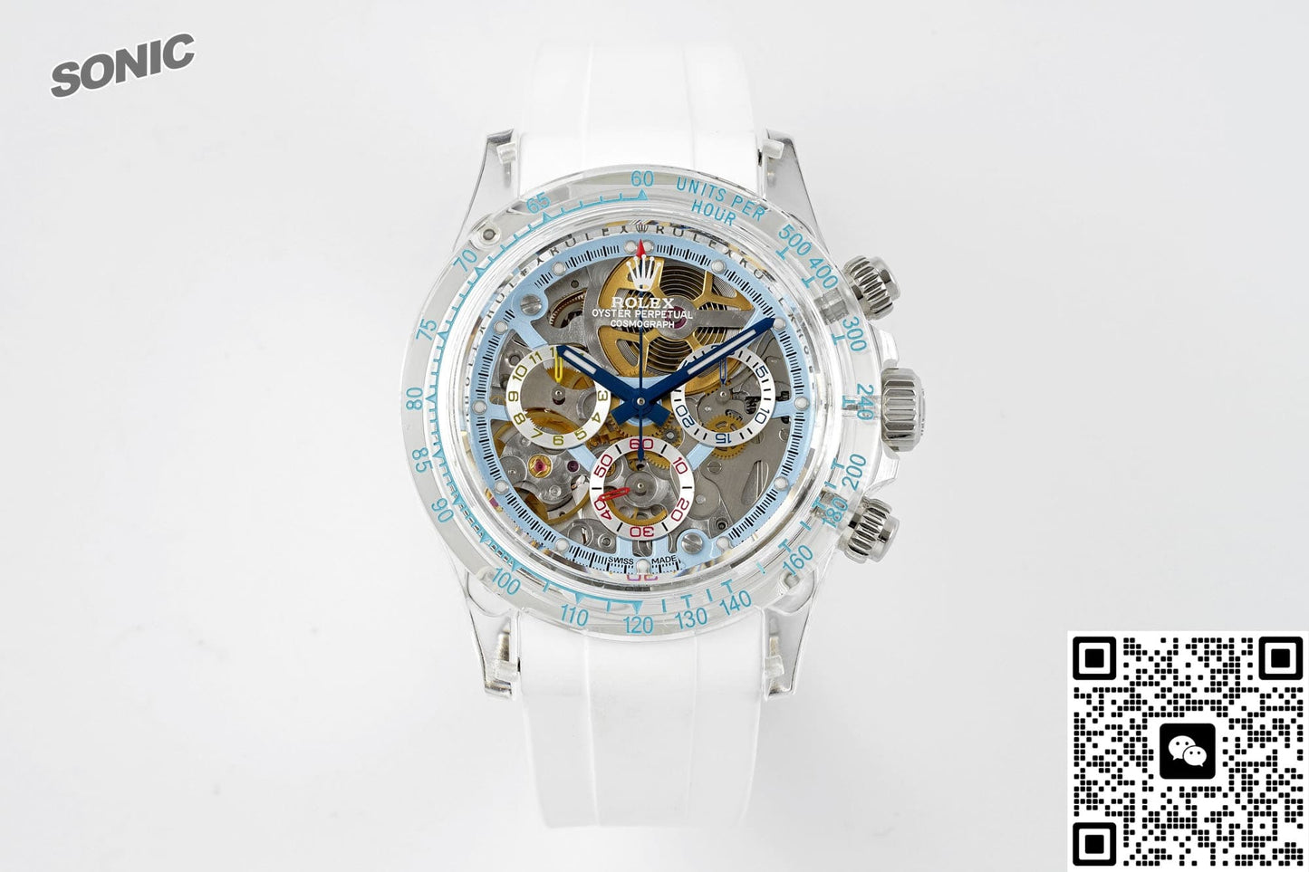 Rolex Cosmograph Daytona Sonic Factory Crystal Case