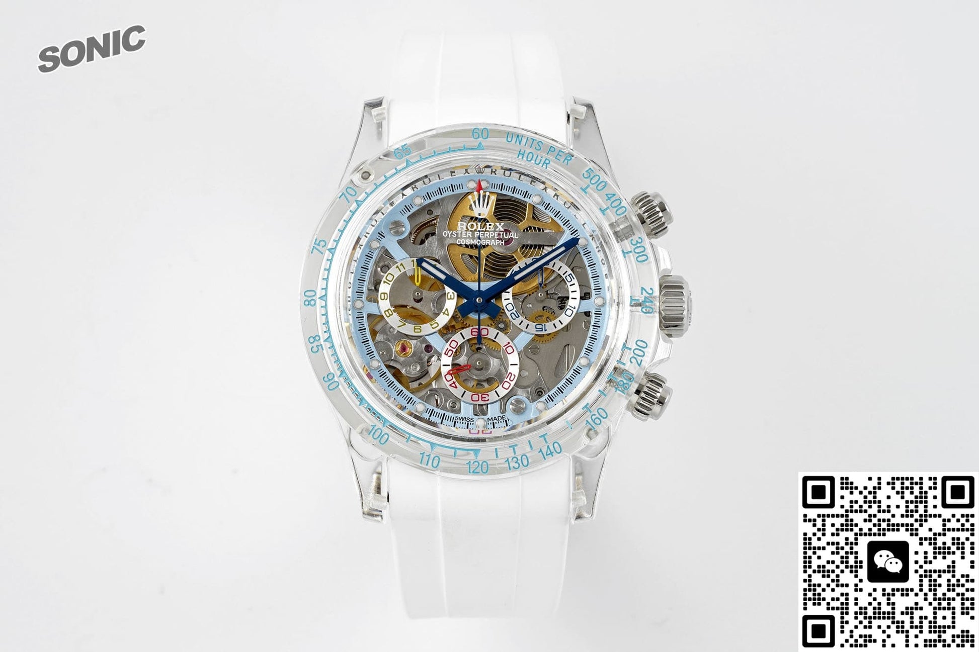 Rolex Cosmograph Daytona Sonic Factory Crystal Case