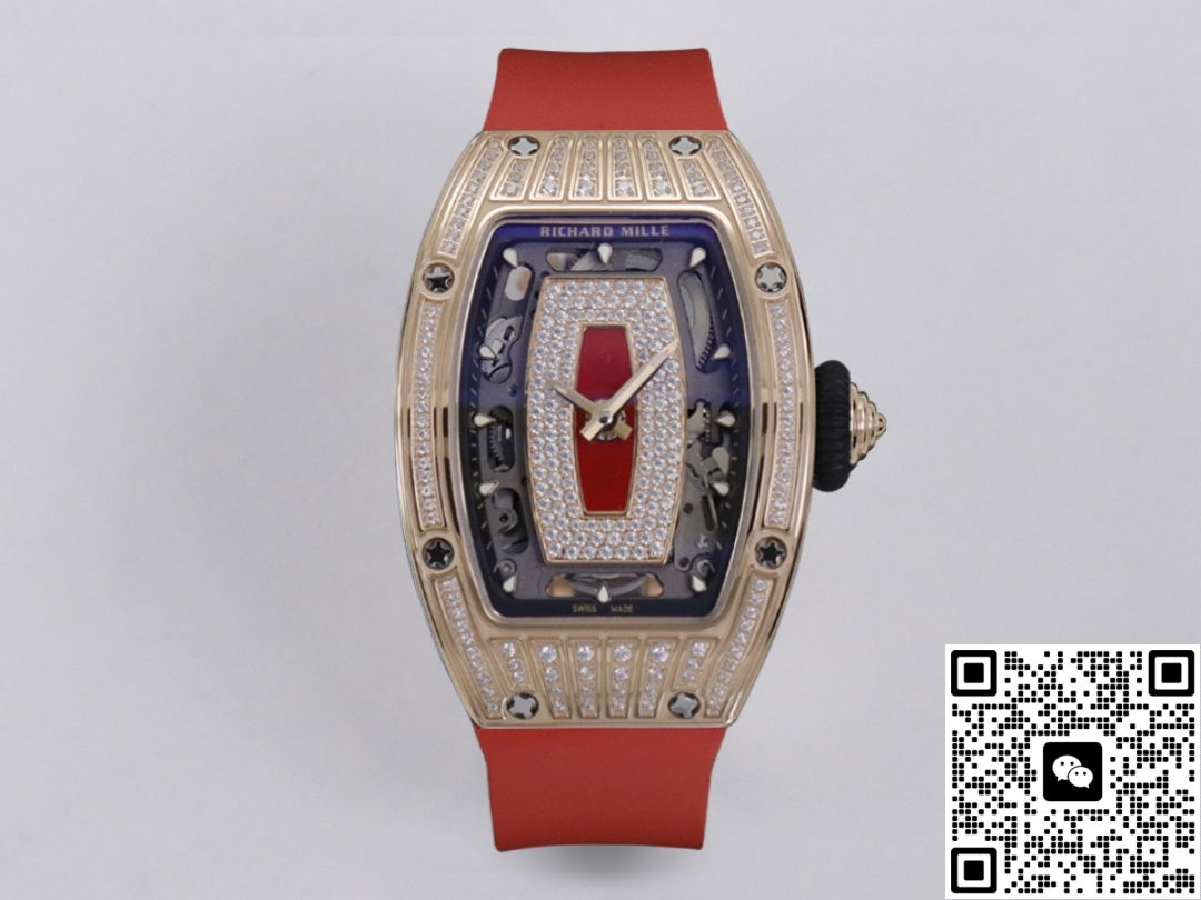 Richard Miller Ladies RM07-01 ZF Factory Rubber Strap