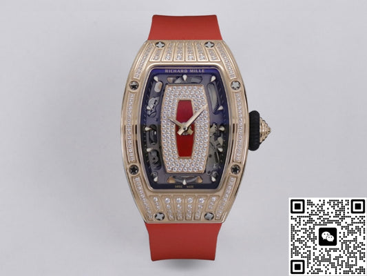 Richard Miller Ladies RM07-01 ZF Factory Rubber Strap