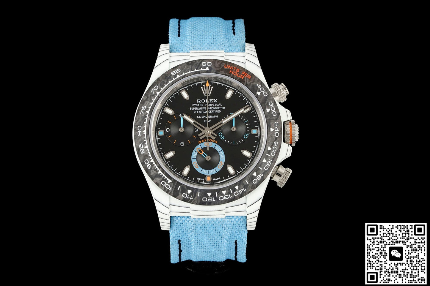 Rolex Daytona DIW factory blue strap