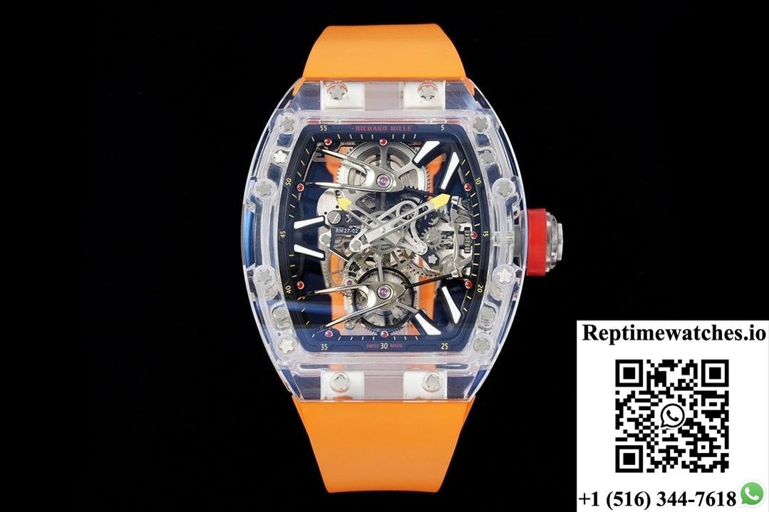 Richard Miller RM27-02 RM Factory Tourbillon Orange Strap