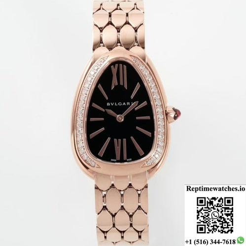 Bvlgari Serpenti 103453 Bv Factory Rose Gold Color Case-Rep Time Watches