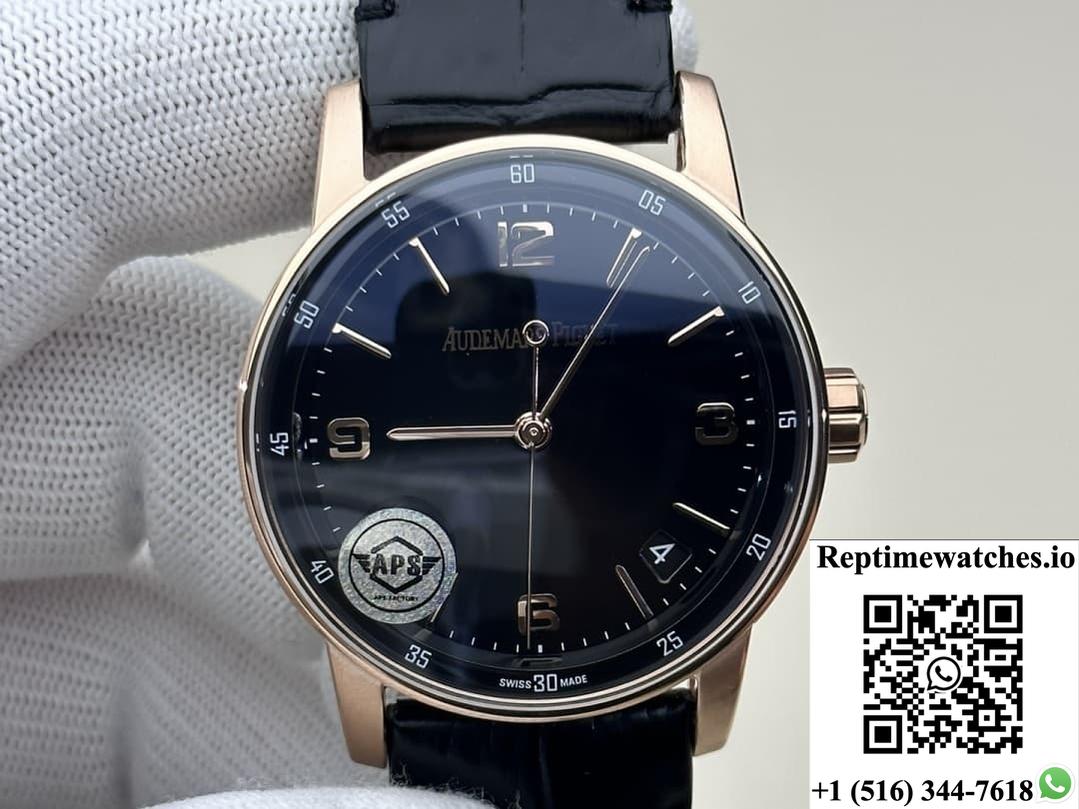 Audemars Piguet CODE 11.59 15210OR.OO.A002CR.01 APS factory crocodile leather strap