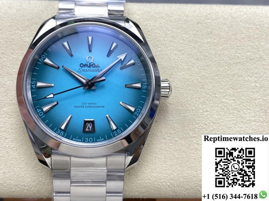 Omega Seamaster 220.10.41.21.03.006 VS Factory Turquoise