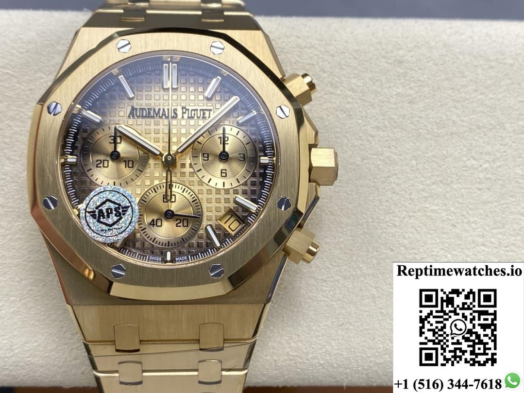 Audemars Piguet Royal Oak 26240BA.OO.1320BA.02 APS factory gold color strap