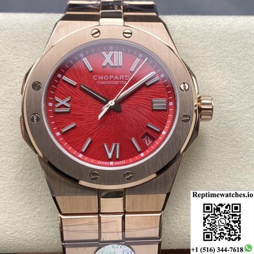 Chopard Snow Mountain Pride 295363-5014 Gh Factory Red Dial-Rep Time Watches