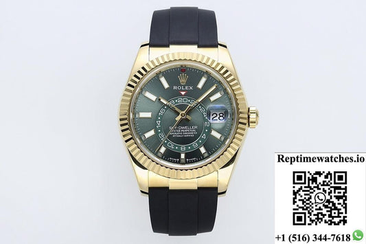 Rolex Sky-Dweller 336238-0004 ZF Factory Rubber Strap