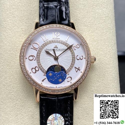 Jaeger-Lecoultre Rendez-Vous 357243J Omf Factory Diamond Bezel-Rep Time Watches