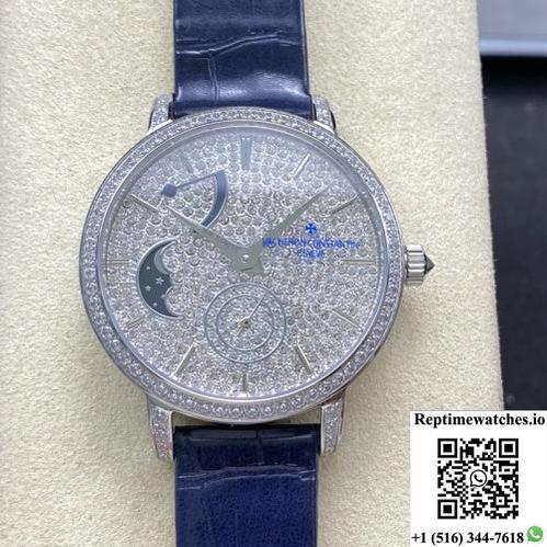 Vacheron Constantin Traditionnelle 7006T-000G-B913 Tw Factory Diamond Case-Rep Time Watches