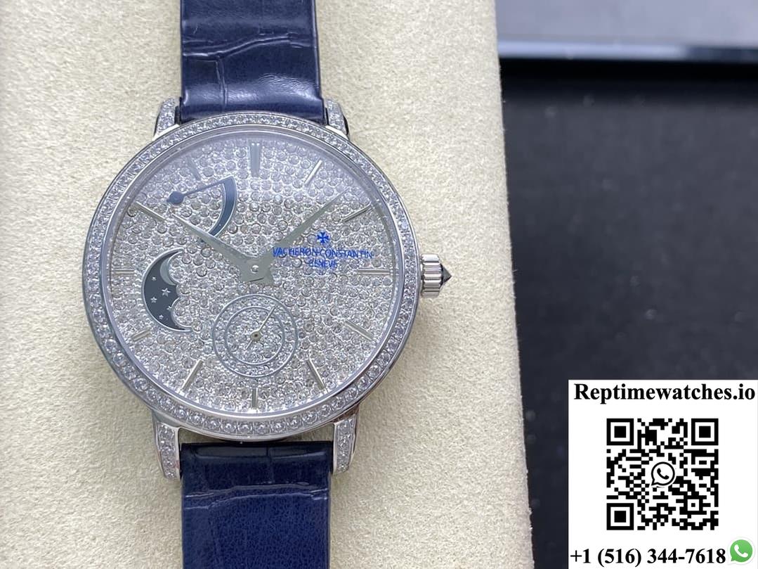 Vacheron Constantin Traditionnelle 7006T-000G-B913 Tw Factory Diamond Case-Rep Time Watches