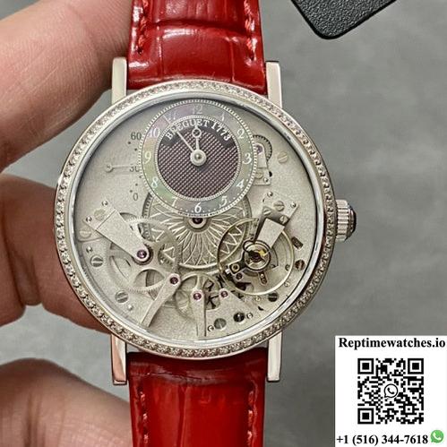 Breguet Heritage 7038Bb-1T-9V6-D00D Zf Factory Diamond Bezel-Rep Time Watches