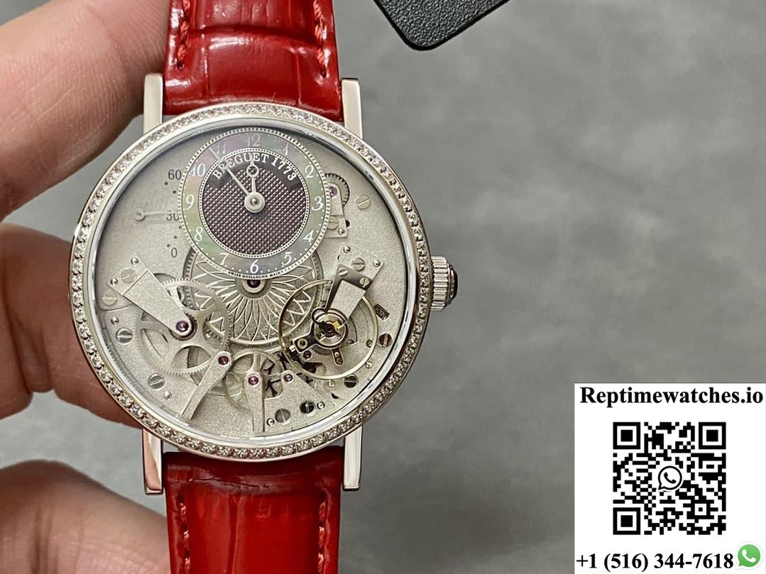 Breguet Heritage 7038Bb-1T-9V6-D00D Zf Factory Diamond Bezel-Rep Time Watches