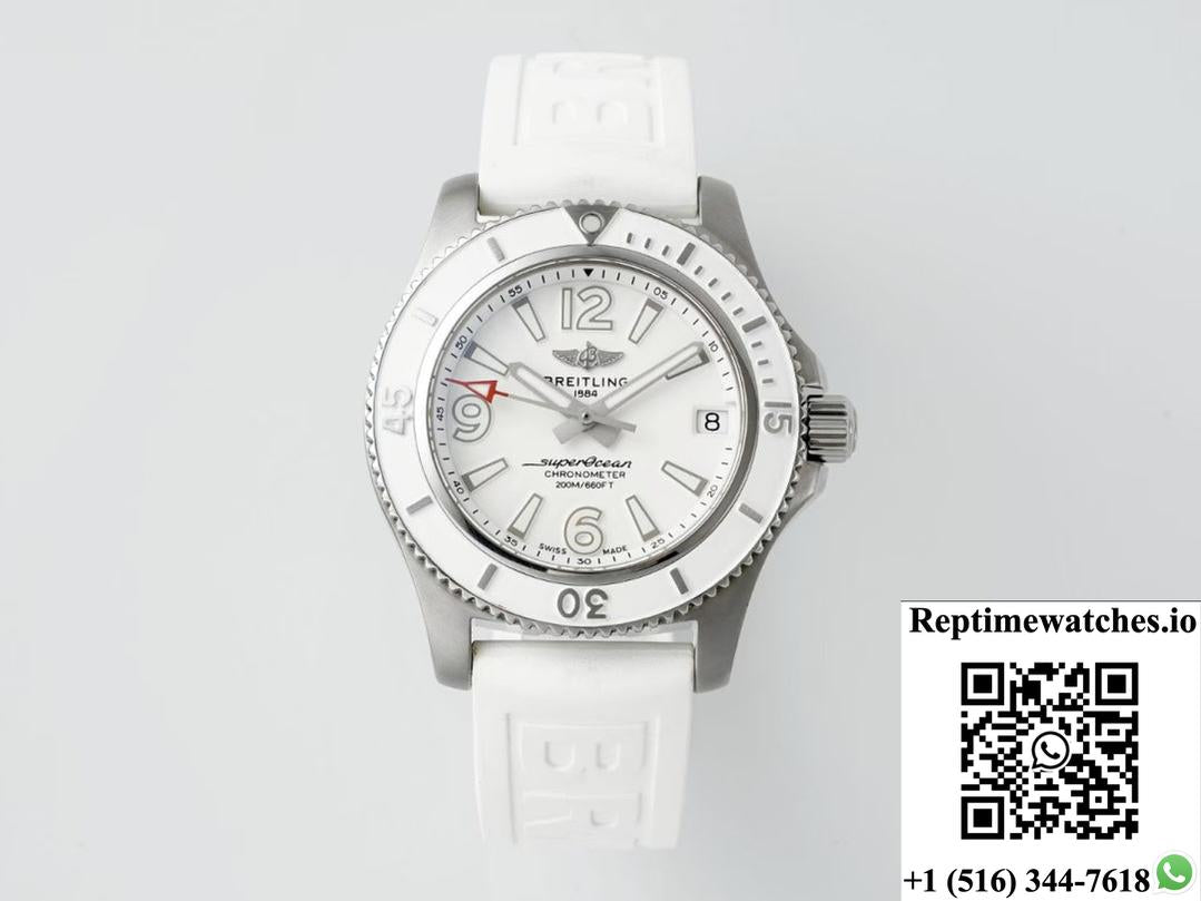 Breitling Superocean A17316D21A1S1 Tf Factory White Dial-Rep Time Watches