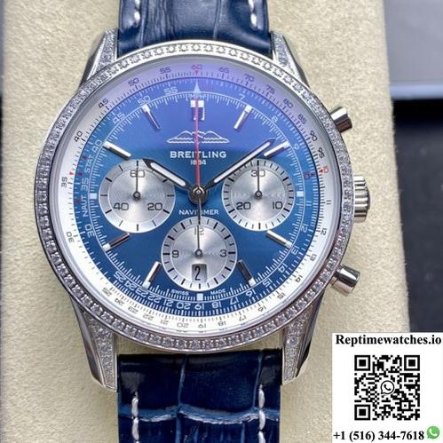 Breitling Navitimer Ab0139631C1P1 Bls Factory Stainless Steel Case-Rep Time Watches
