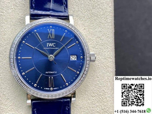IWC PORTOFINO IW458111 V7 FACTORY DIAMOND BEZEL