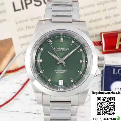 Longines Sports L3.430.4.07.6 Af Factory Green Dial-Rep Time Watches