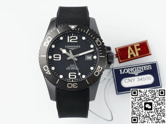 Longines Concas L3.784.4.56.9 AF factory rubber strap