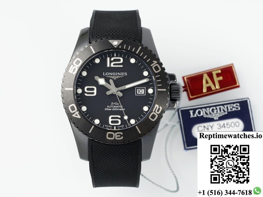 Longines Concas L3.784.4.56.9 AF factory rubber strap
