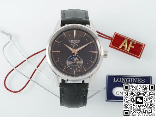 Longines Flagship L4.815.4.62.2 AF factory stainless steel case