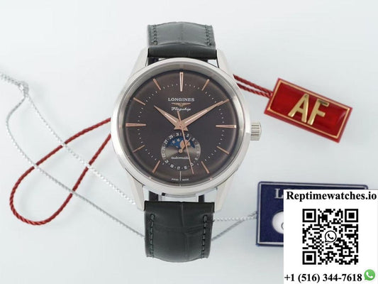 Longines Flagship L4.815.4.62.2 AF factory stainless steel case