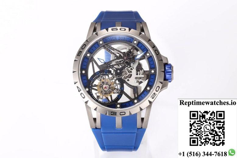 Roger Dubuis Excalibur Rddbex0479 New Factory Tourbillon Rubber Strap-Rep Time Watches