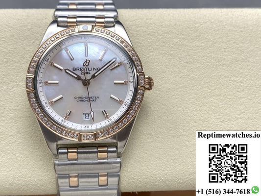 Breitling Chronomat U10380591A2U1 BLS factory diamond bezel