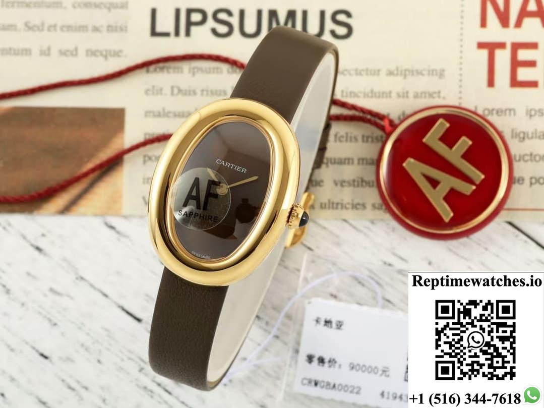 Cartier tub WGBA0031 AF factory brown dial