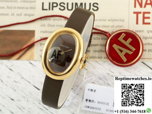Cartier tub WGBA0031 AF factory brown dial