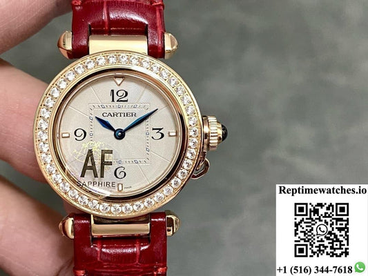Cartier Pasha WJPA0018 AF Factory White Dial
