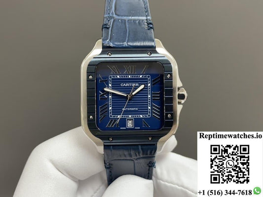 Cartier Santos WSSA0048 THB factory stainless steel case