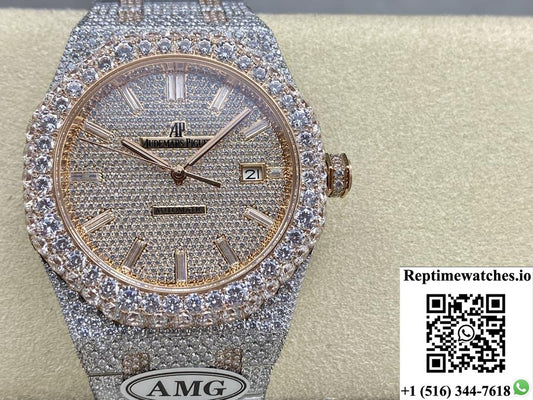 Audemars Piguet Royal Oak 15400OR.021 AMG Factory Date Display