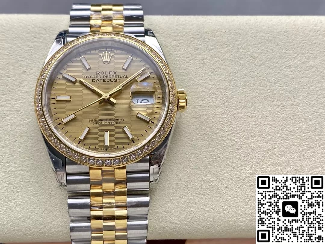 Rolex Datejust M126283rbr-0025 VS Factory Date Display