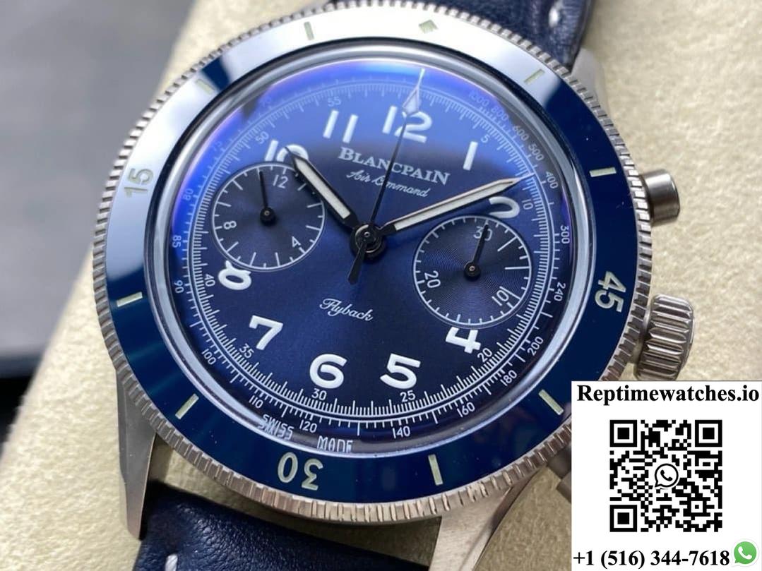 Blancpain Air Commander Ac02-12B40-63B Tw Factory Blue Dial-Rep Time Watches