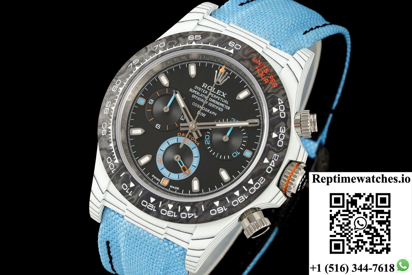 Rolex Daytona DIW factory blue strap