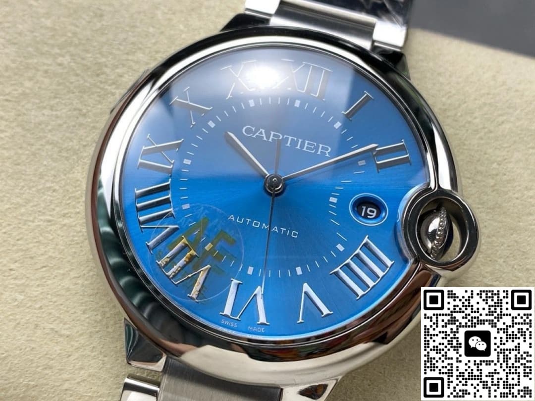 Cartier Blue Balloon WSBB0061 AF Factory Date Display