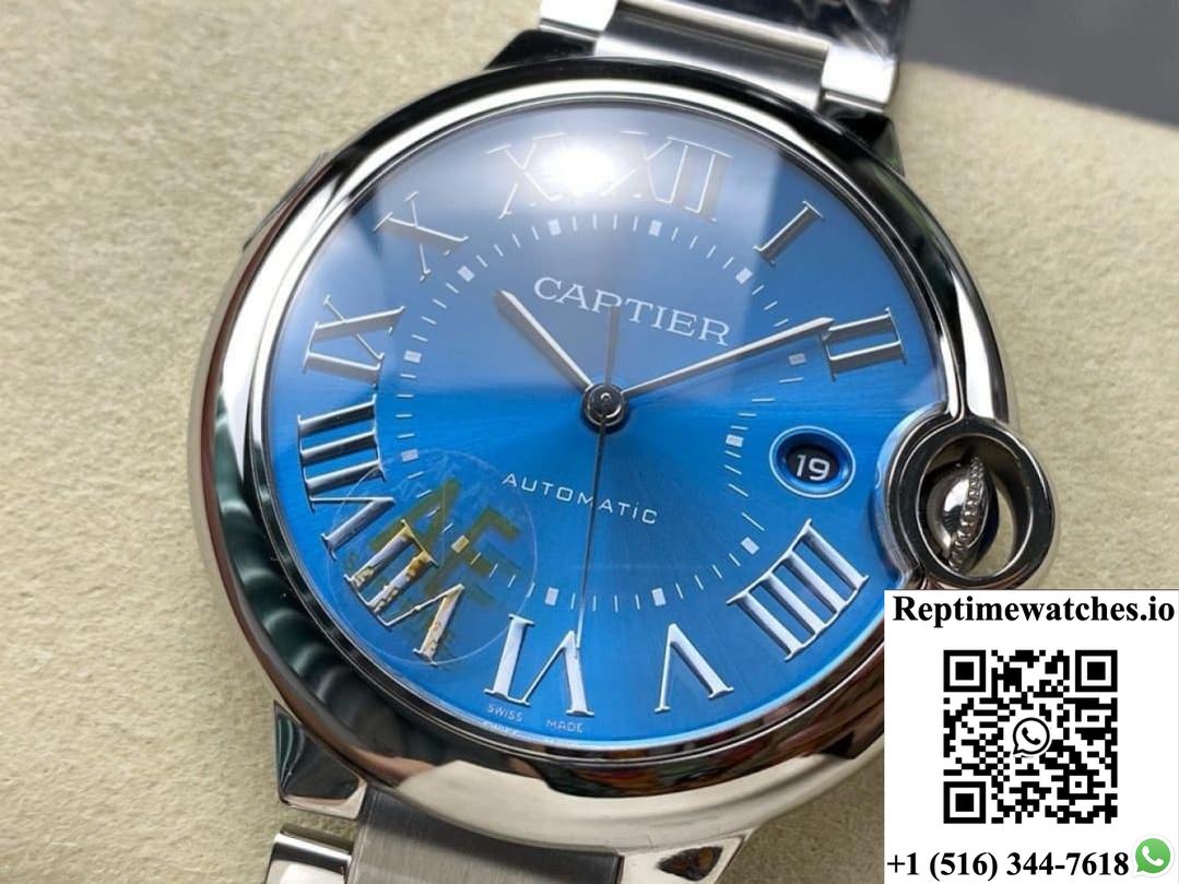 Cartier Blue Balloon WSBB0061 AF Factory Date Display