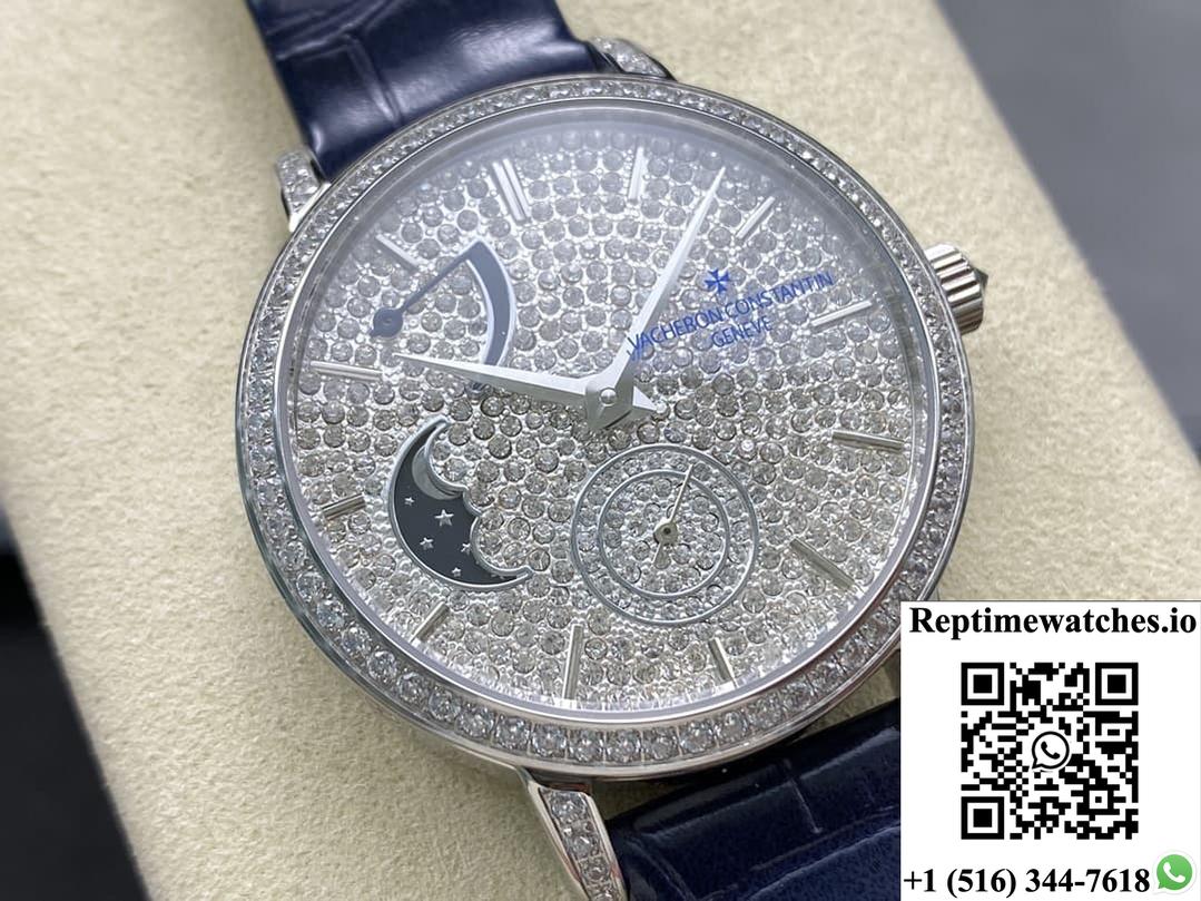 Vacheron Constantin Traditionnelle 7006T-000G-B913 Tw Factory Diamond Case-Rep Time Watches