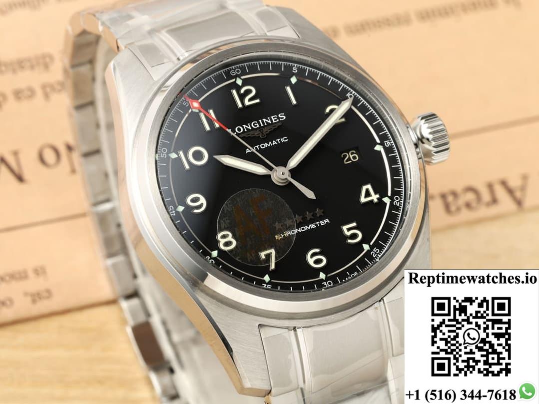 Longines Spirit L3.811.4.53.6 Af Factory Black Dial-Rep Time Watches