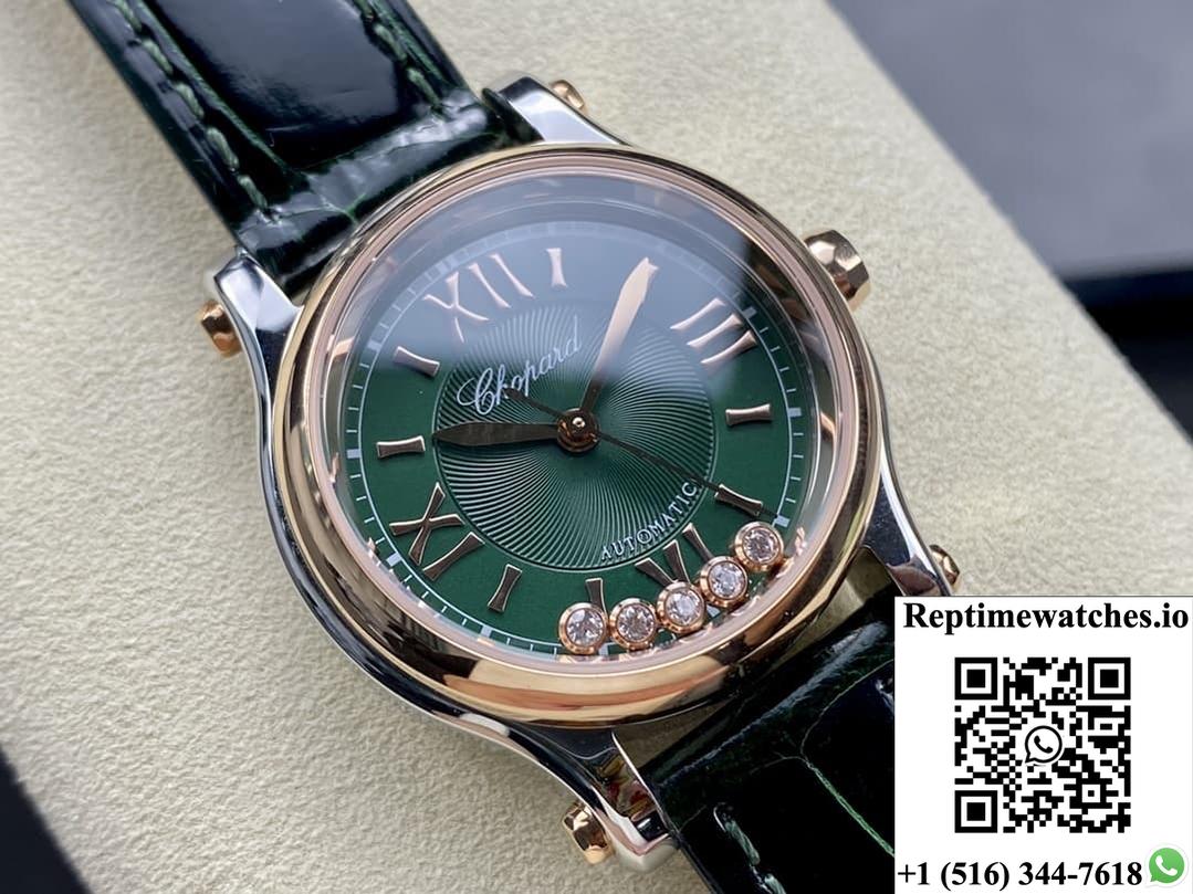 Chopard Happy Sport 278573-6032 Yf Factory Green Dial-Rep Time Watches