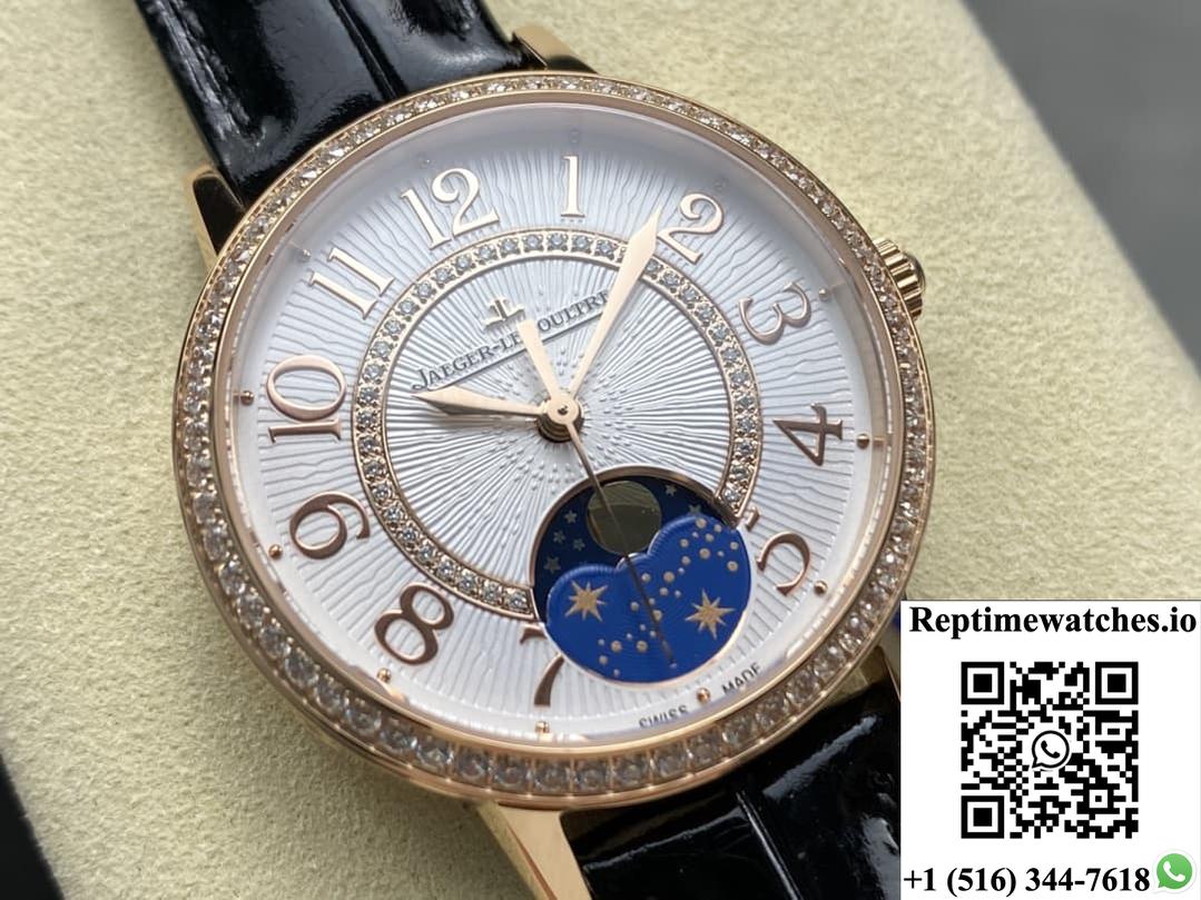 Jaeger-Lecoultre Rendez-Vous 357243J Omf Factory Diamond Bezel-Rep Time Watches