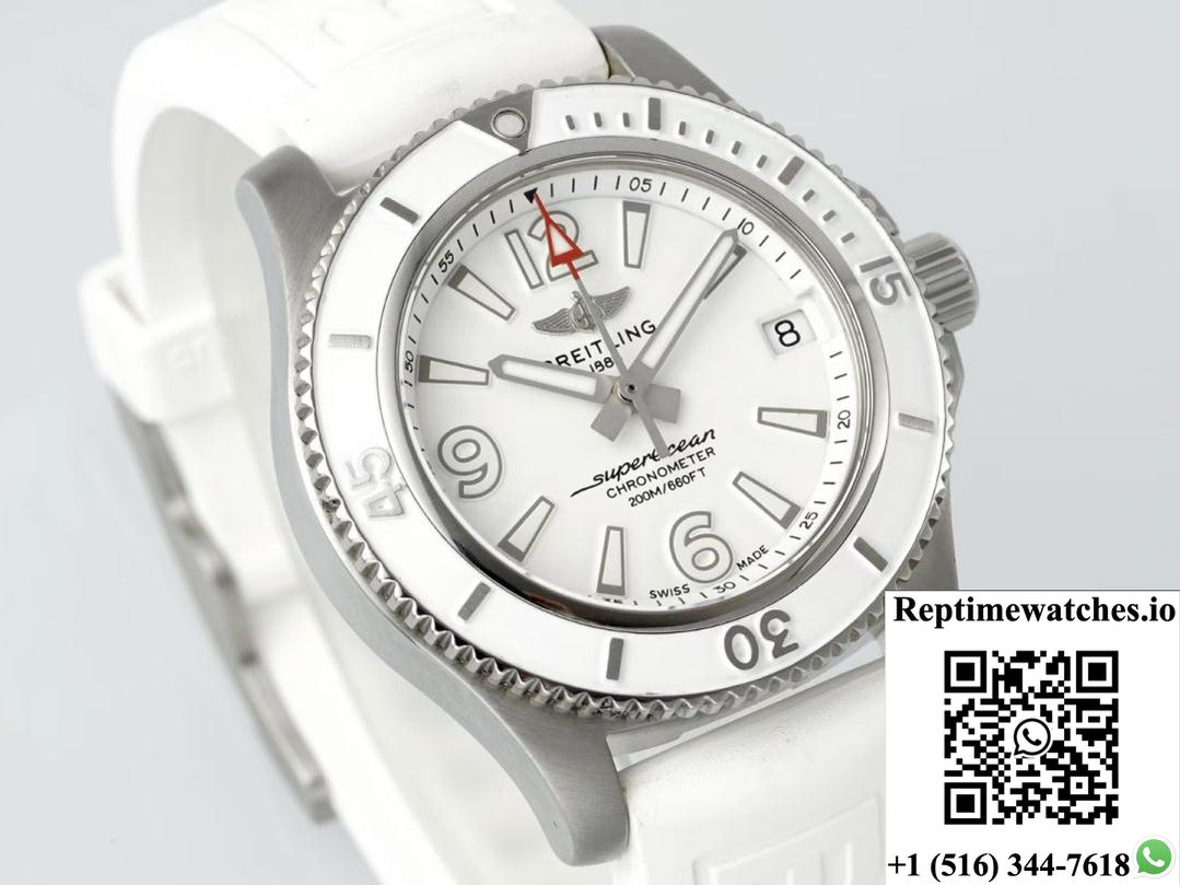 Breitling Superocean A17316D21A1S1 Tf Factory White Dial-Rep Time Watches