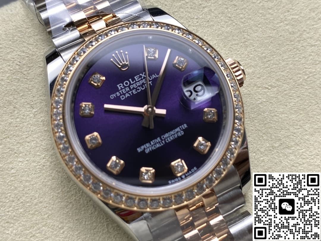 Rolex Datejust M279381RBR-0015 AR Factory Diamond Bezel