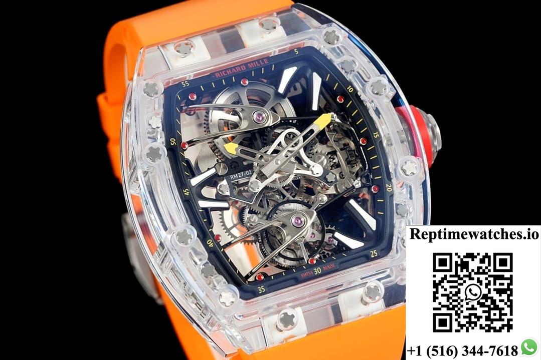 Richard Miller RM27-02 RM Factory Tourbillon Orange Strap